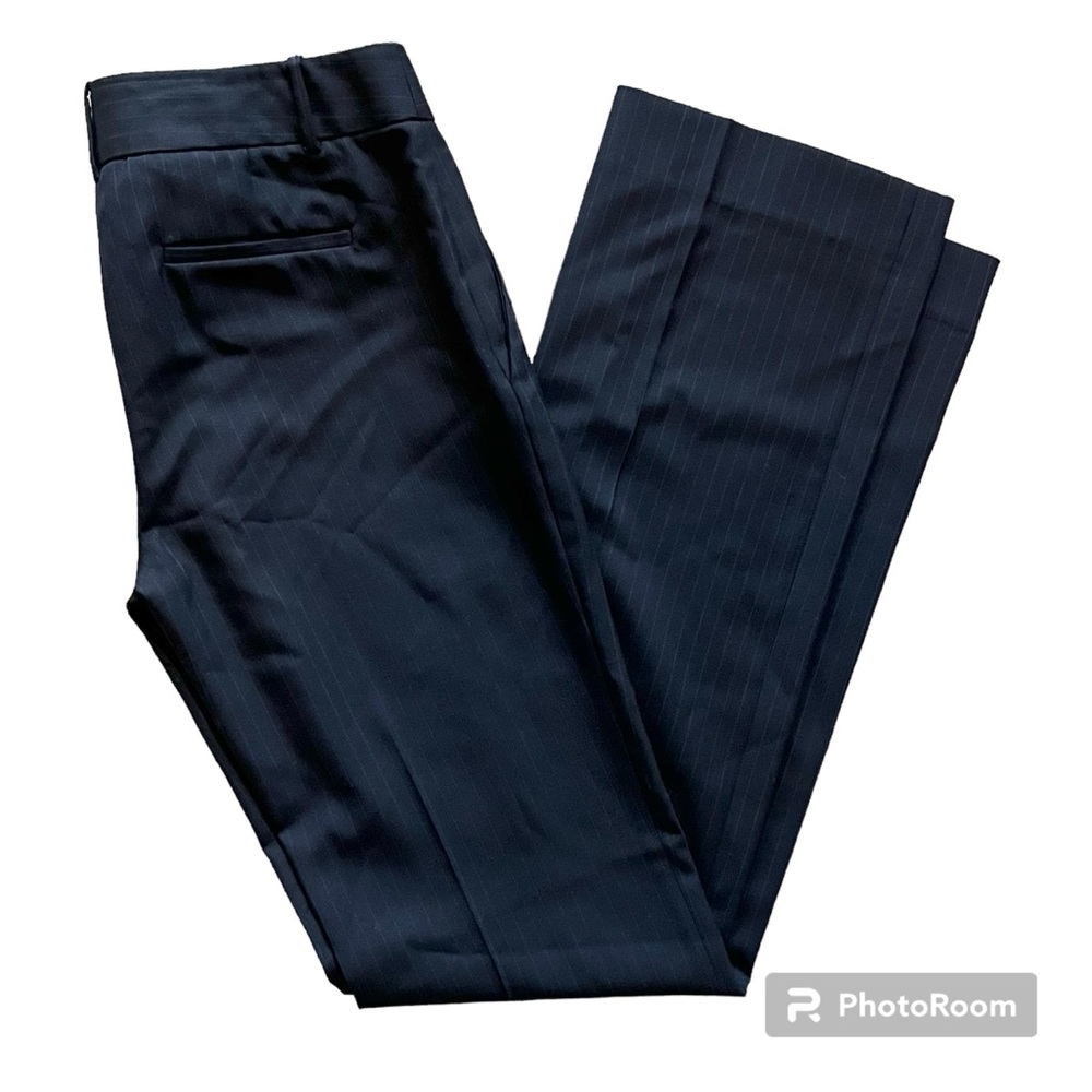 Navy pinstripe suit pants JCrew TALL